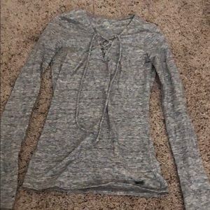 Hollister Long Sleeve Criss-Cross